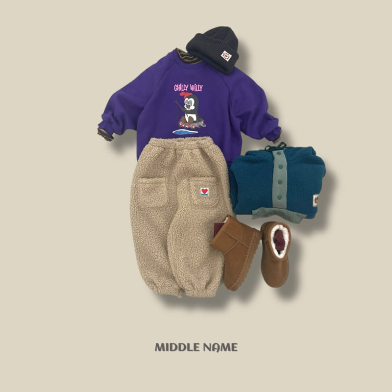 Middle Name - Korean Children Fashion - #toddlerclothing - Willie Raglan Sweatshirt - 9
