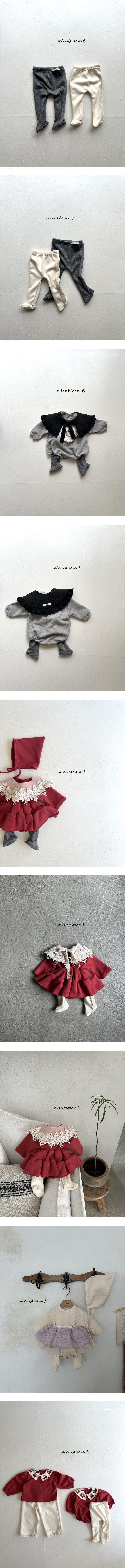 Mienbloom B - Korean Baby Fashion - #babyoninstagram - Bebe Line Footed Leggings