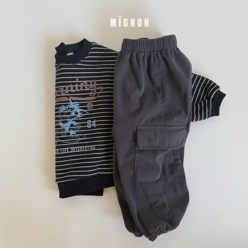 Mignon - Korean Children Fashion - #Kfashion4kids - Avant Cargo Corduroy Pants - 7