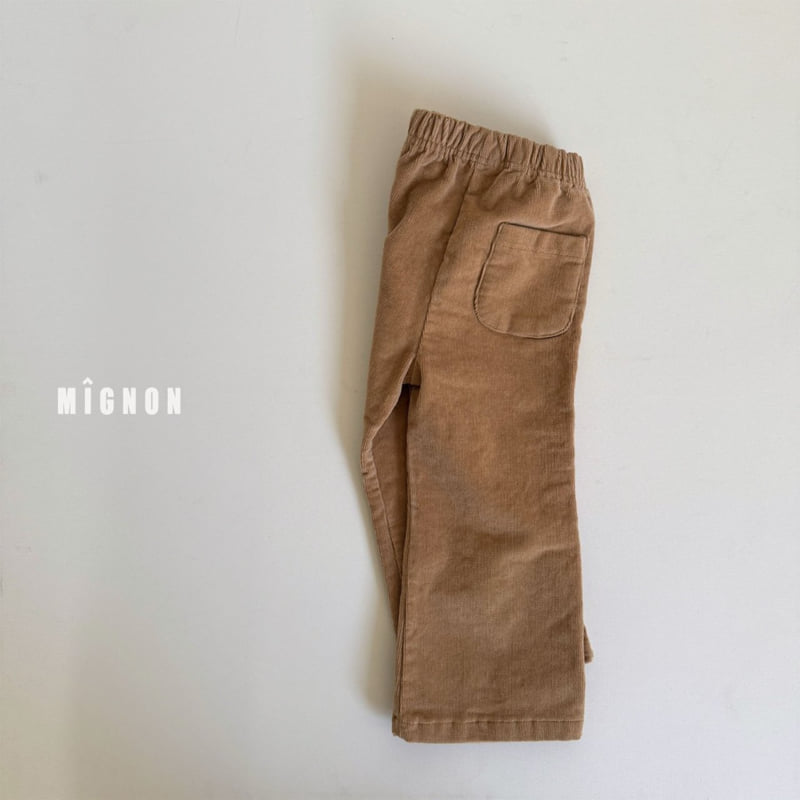 Mignon - Korean Children Fashion - #childofig - Corduroy Stretch Pants - 7