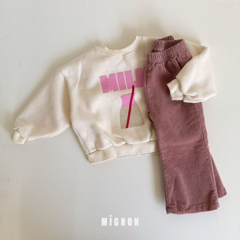 Mignon - Korean Children Fashion - #childofig - Milk Sweatshirt - 4