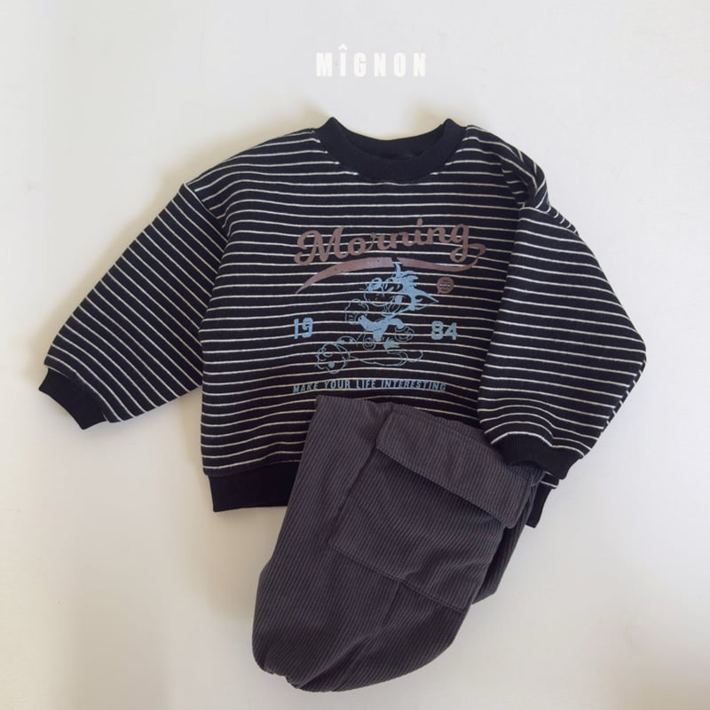 Mignon - Korean Children Fashion - #designkidswear - Running Fleece Sweatshirt - 8