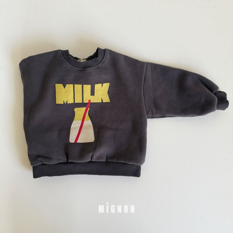 Mignon - Korean Children Fashion - #designkidswear - Milk Sweatshirt - 5