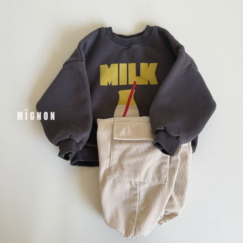 Mignon - Korean Children Fashion - #discoveringself - Milk Sweatshirt - 6