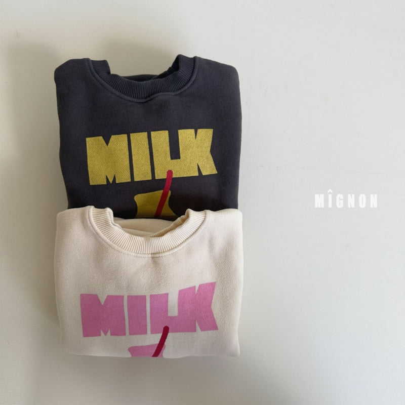 Mignon - Korean Children Fashion - #fashionkids - Milk Sweatshirt - 7