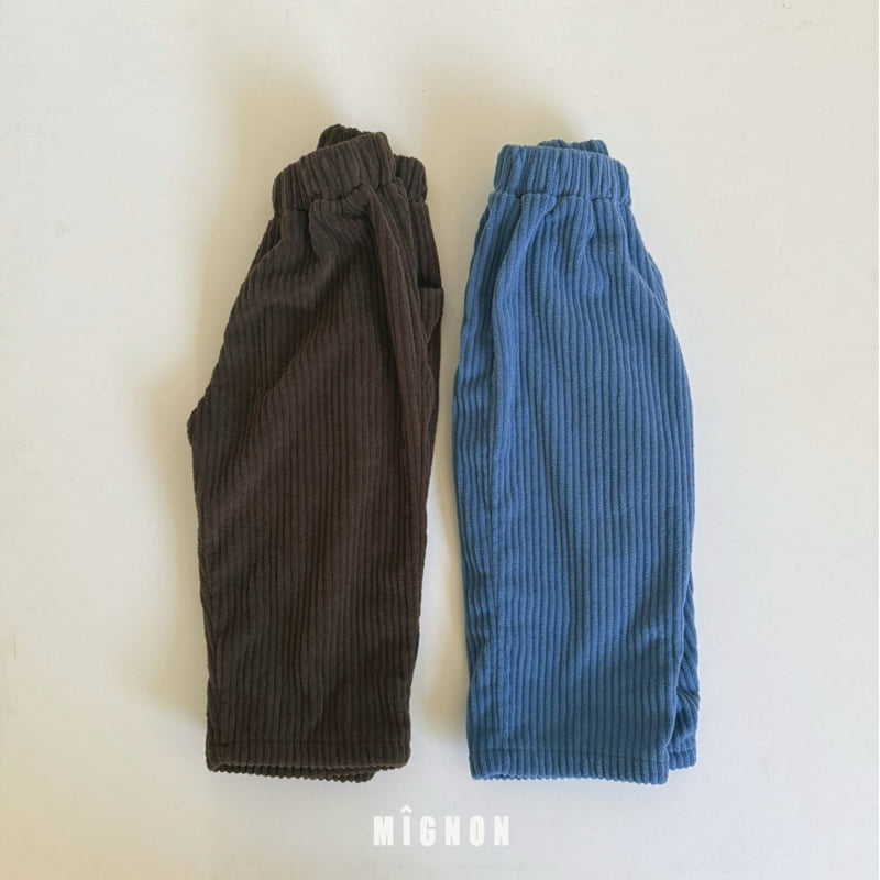 Mignon - Korean Children Fashion - #kidsshorts - Vivid Corduroy Pants