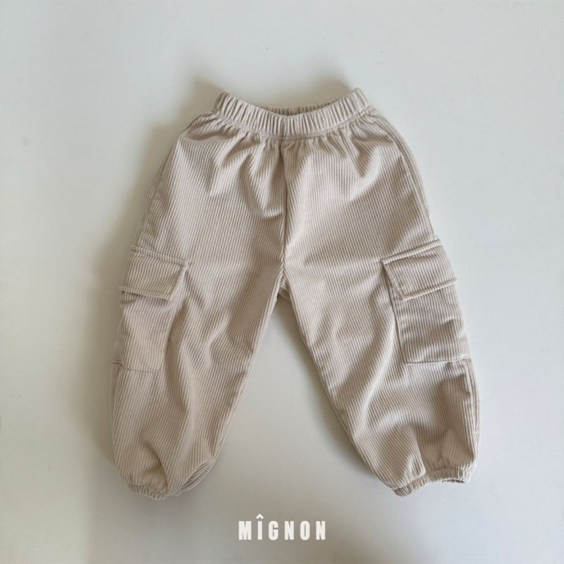 Mignon - Korean Children Fashion - #kidzfashiontrend - Avant Cargo Corduroy Pants - 6