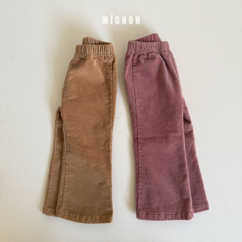 Mignon - Korean Children Fashion - #magicofchildhood - Corduroy Stretch Pants