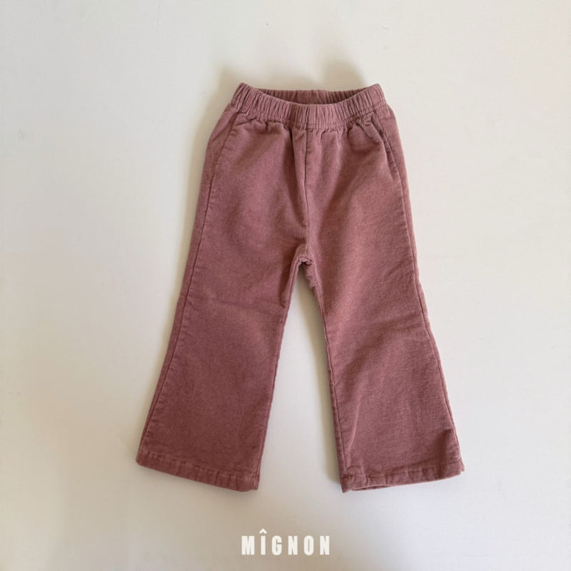 Mignon - Korean Children Fashion - #prettylittlegirls - Corduroy Stretch Pants - 4