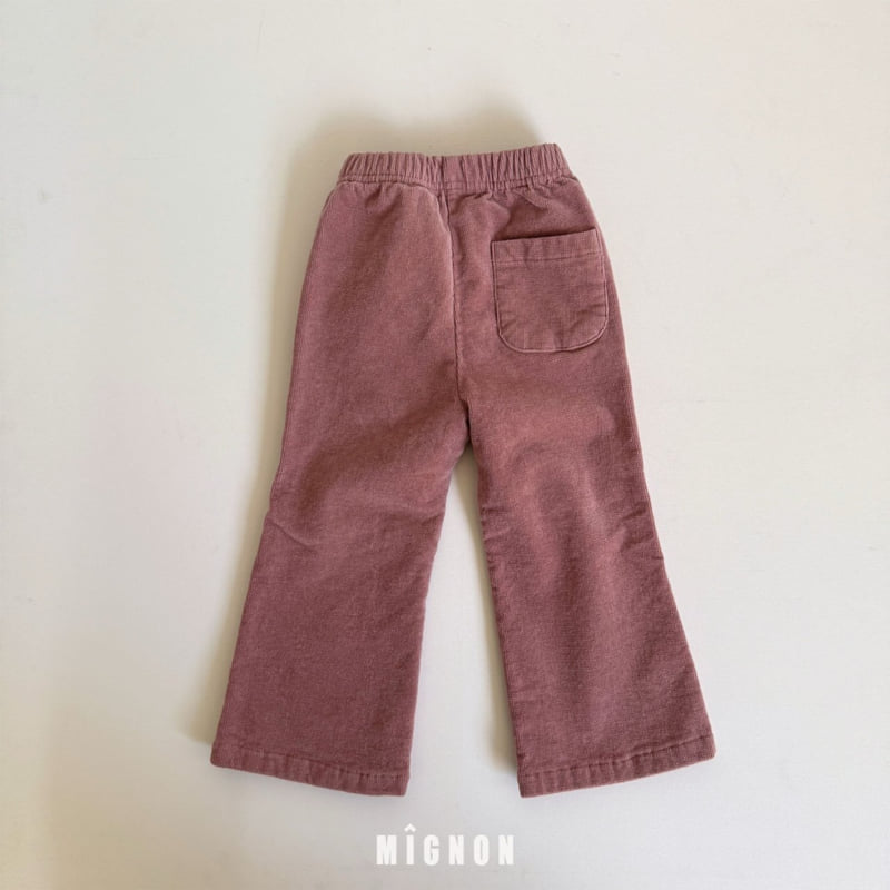 Mignon - Korean Children Fashion - #toddlerclothing - Corduroy Stretch Pants - 5