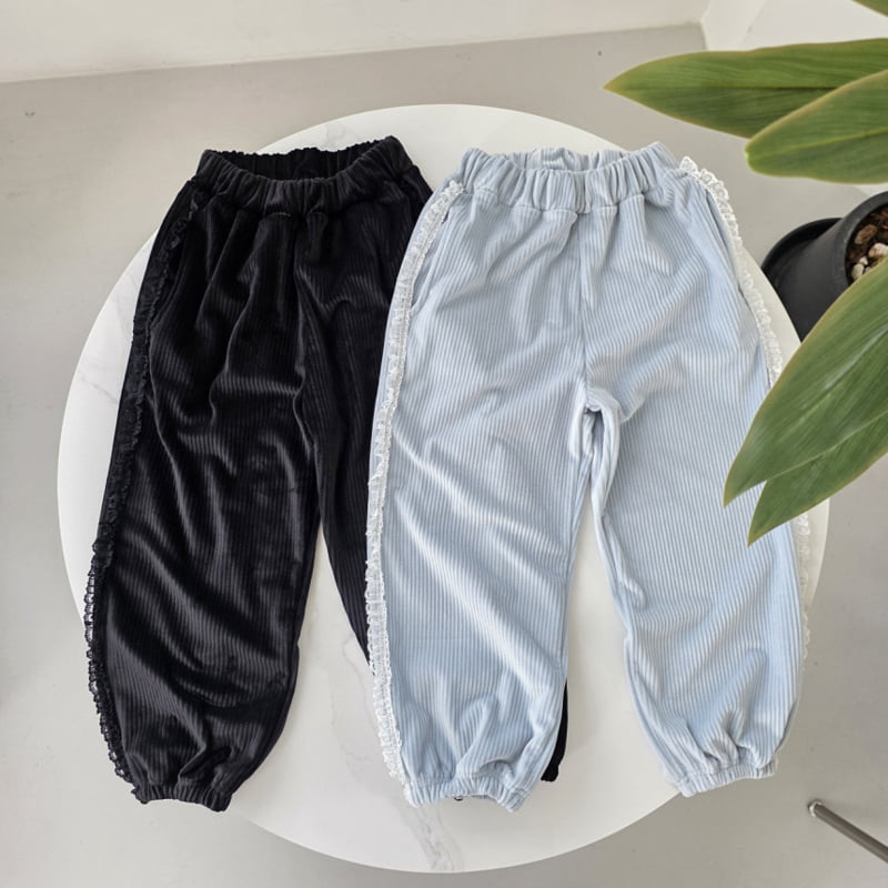 Mini Cabinet - Korean Children Fashion - #childofig - Lace Pants - 2