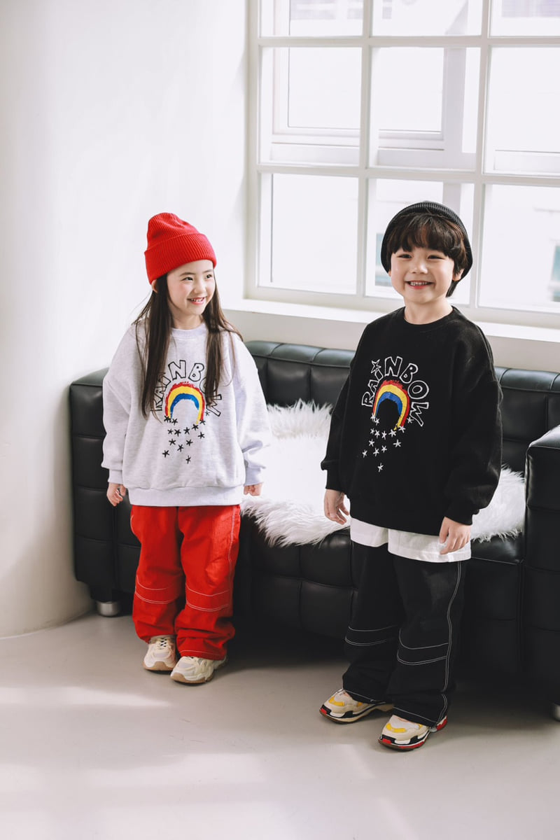 Mini Cabinet - Korean Children Fashion - #childofig - Rainbow Tee - 7