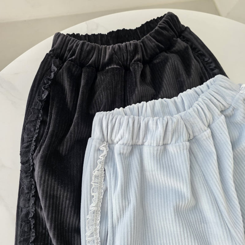 Mini Cabinet - Korean Children Fashion - #childrensboutique - Lace Pants - 3