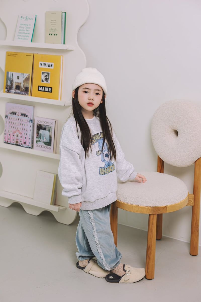 Mini Cabinet - Korean Children Fashion - #designkidswear - Bear Girl Tee - 5