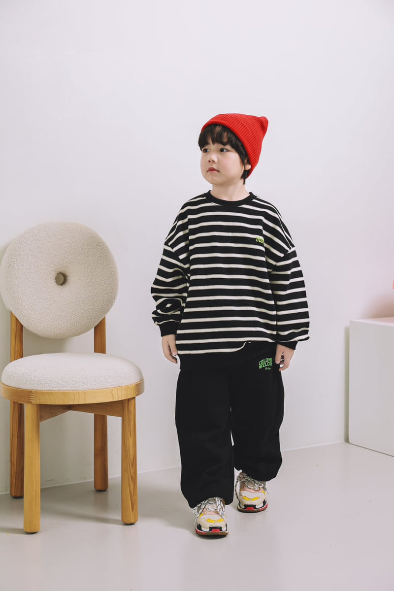 Mini Cabinet - Korean Children Fashion - #designkidswear - One Stripe Tee - 4