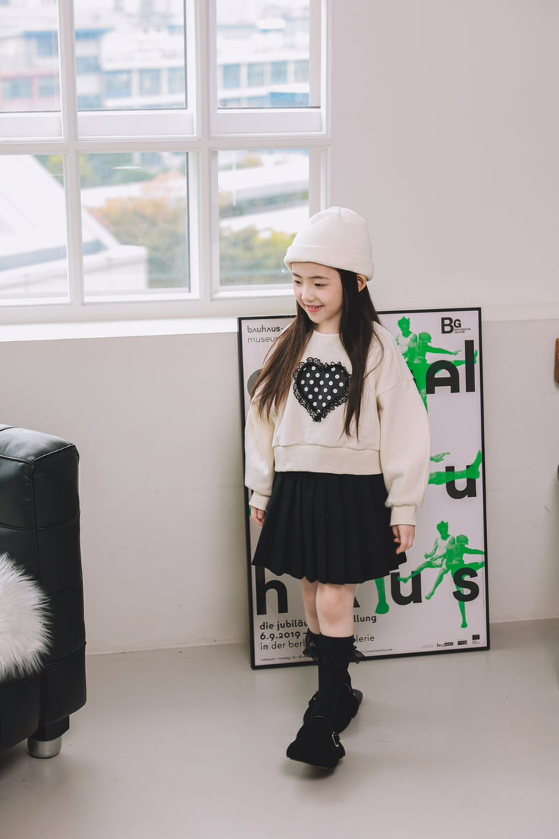 Mini Cabinet - Korean Children Fashion - #fashionkids - Dot Crop Tee - 8