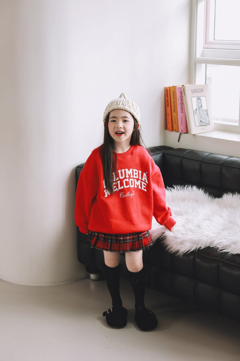 Mini Cabinet - Korean Children Fashion - #kidsshorts - Check Pleated Skirt - 3
