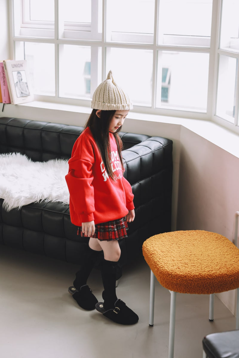 Mini Cabinet - Korean Children Fashion - #kidzfashiontrend - Check Pleated Skirt - 5