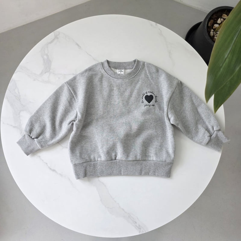 Mini Cabinet - Korean Children Fashion - #kidzfashiontrend - Heart Sweatshirt - 2