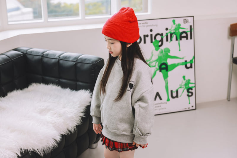 Mini Cabinet - Korean Children Fashion - #Kfashion4kids - Heart Sweatshirt - 4