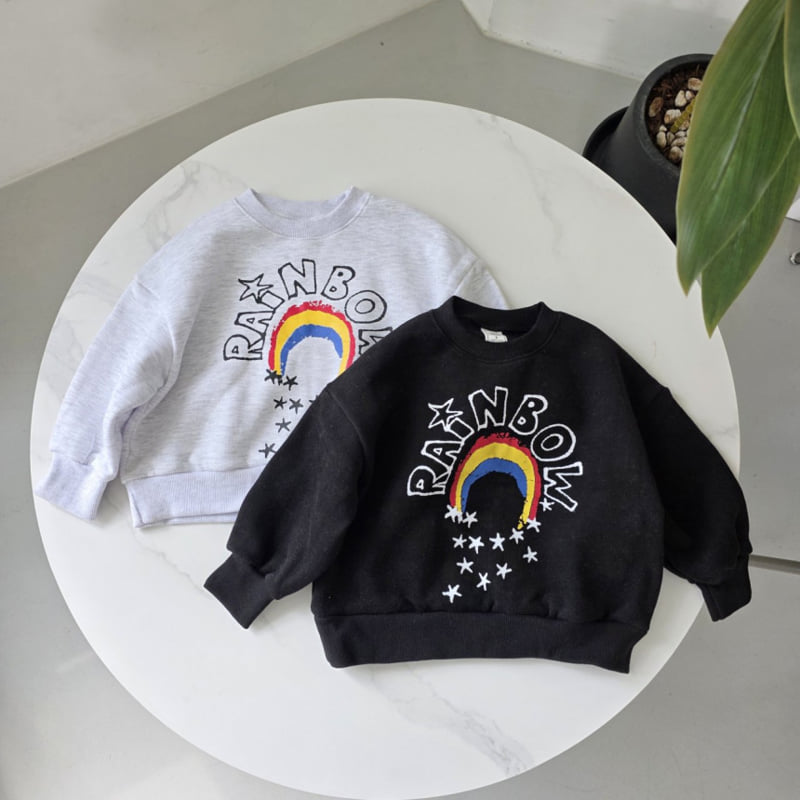 Mini Cabinet - Korean Children Fashion - #littlefashionista - Rainbow Tee - 2