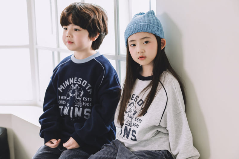 Mini Cabinet - Korean Children Fashion - #littlefashionista - Twin Sweatshirt - 4