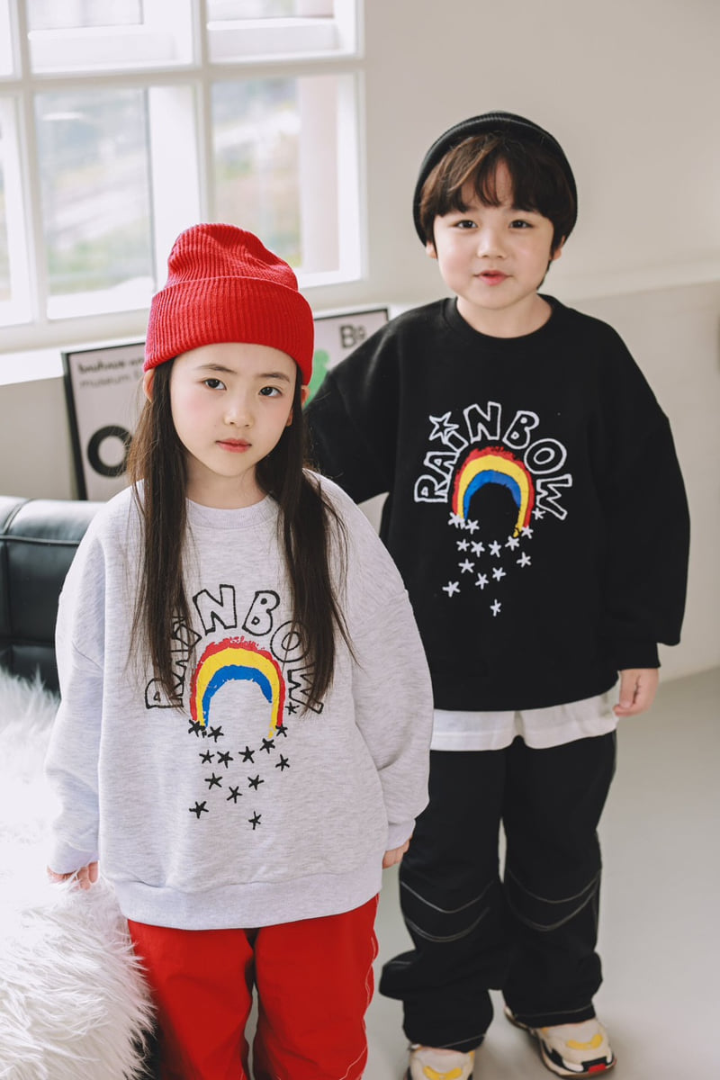 Mini Cabinet - Korean Children Fashion - #magicofchildhood - Rainbow Tee - 3