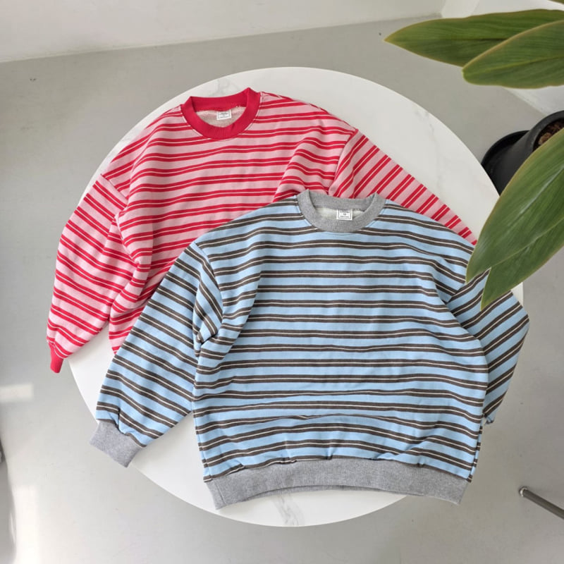 Mini Cabinet - Korean Children Fashion - #magicofchildhood - Multi Stripe Tee - 2