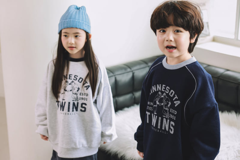 Mini Cabinet - Korean Children Fashion - #minifashionista - Twin Sweatshirt - 5