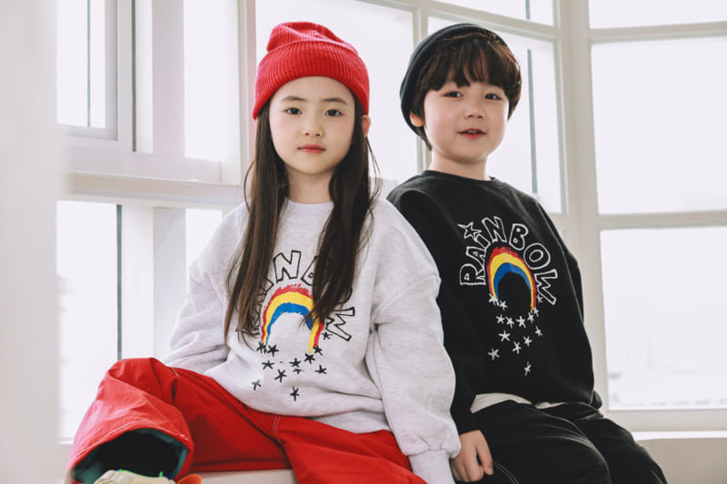 Mini Cabinet - Korean Children Fashion - #magicofchildhood - Rainbow Tee - 4