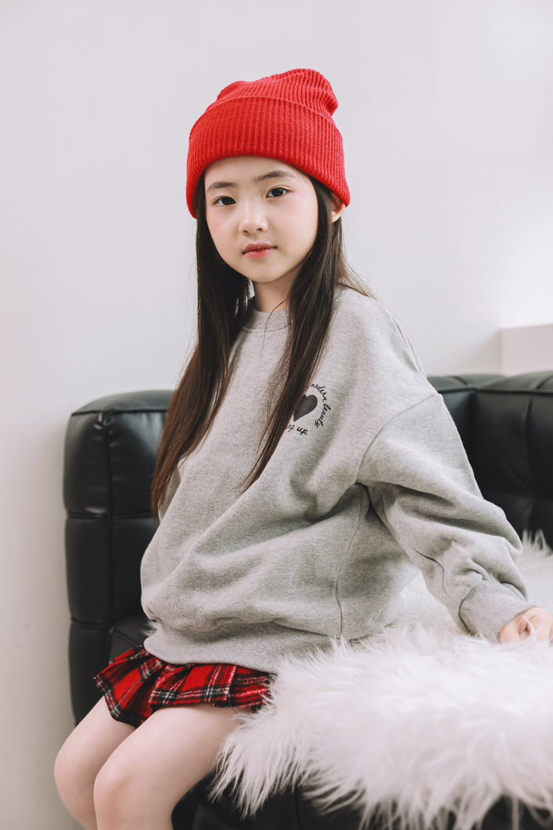 Mini Cabinet - Korean Children Fashion - #stylishchildhood - Heart Sweatshirt - 10