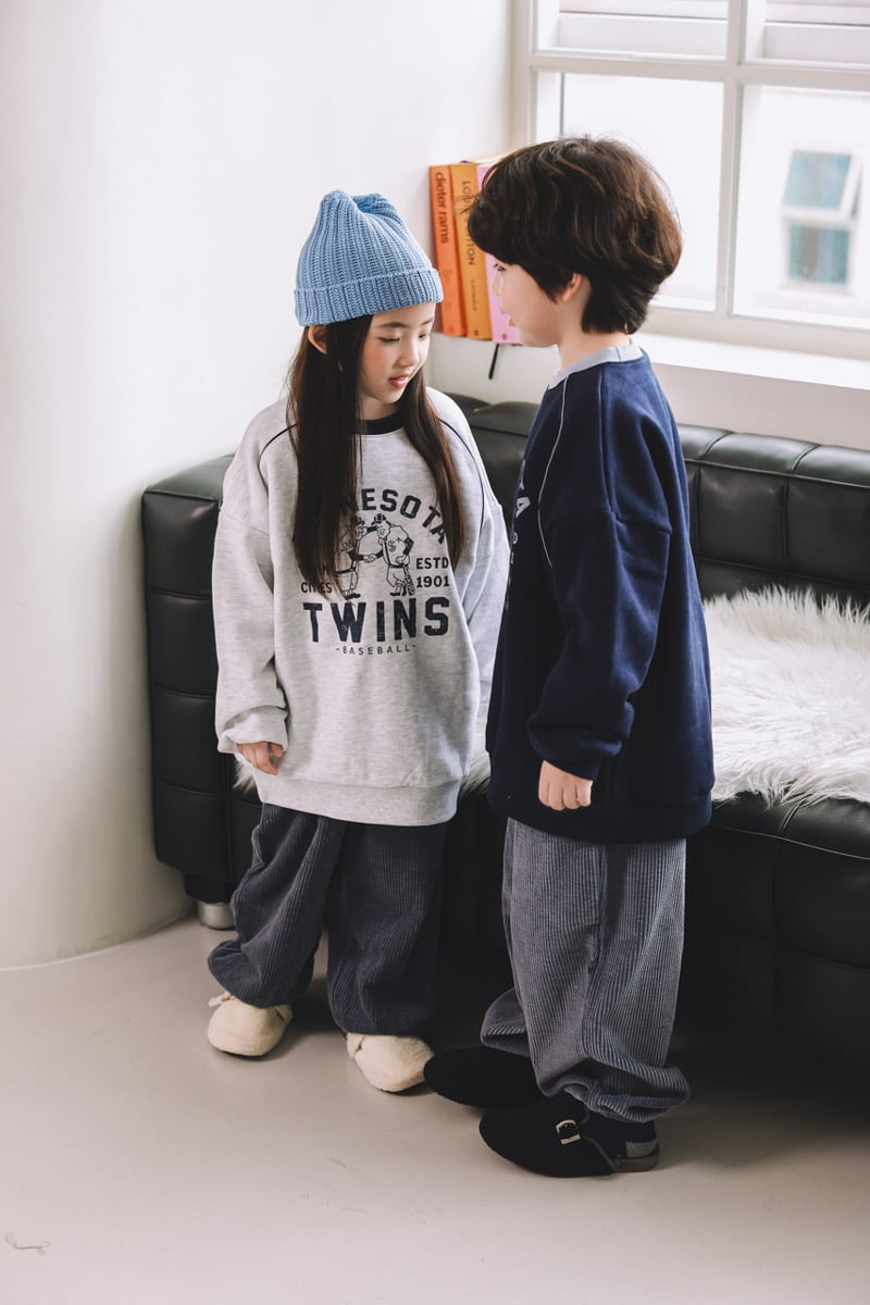Mini Cabinet - Korean Children Fashion - #todddlerfashion - Twin Sweatshirt - 7