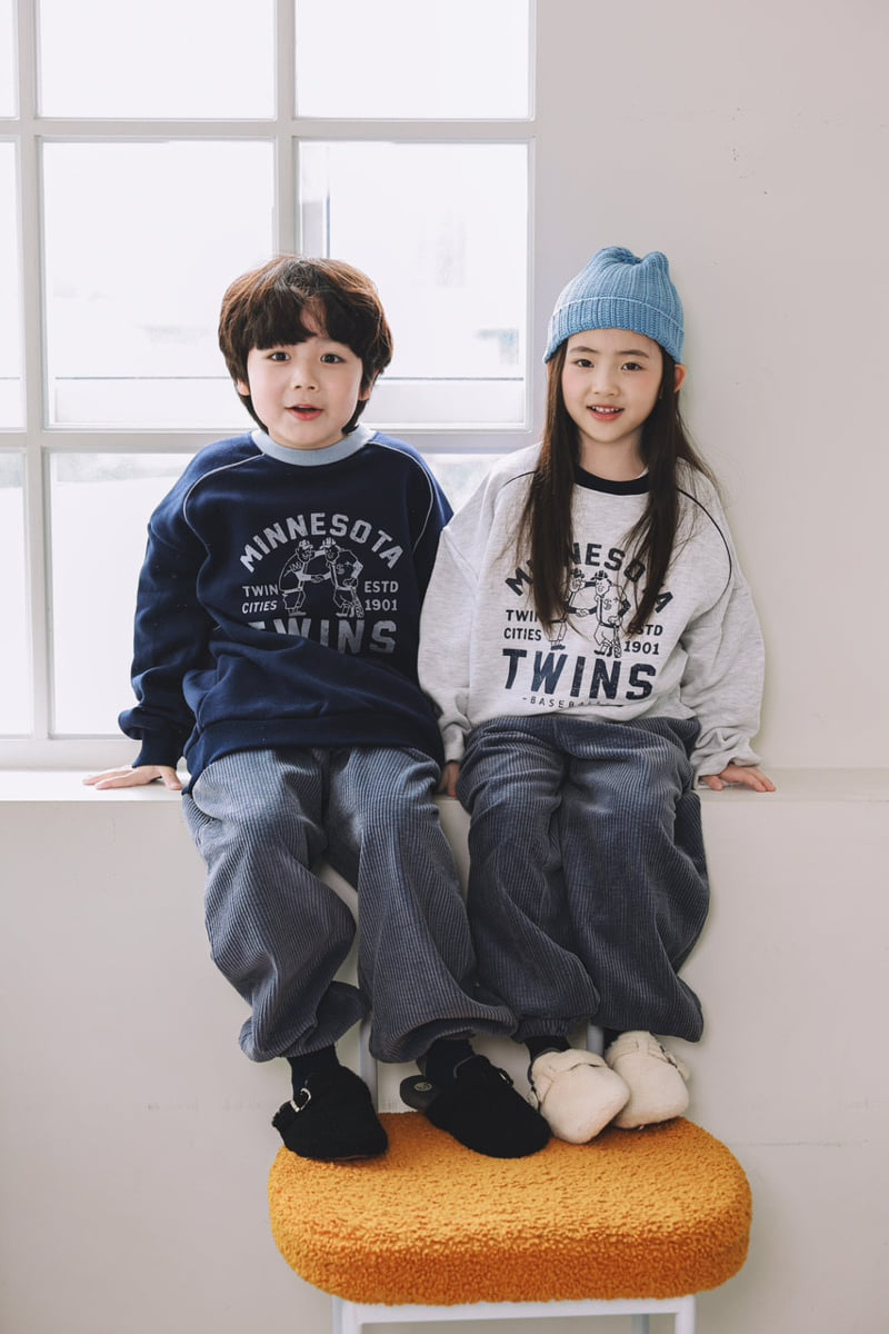Mini Cabinet - Korean Children Fashion - #toddlerclothing - Twin Sweatshirt - 8