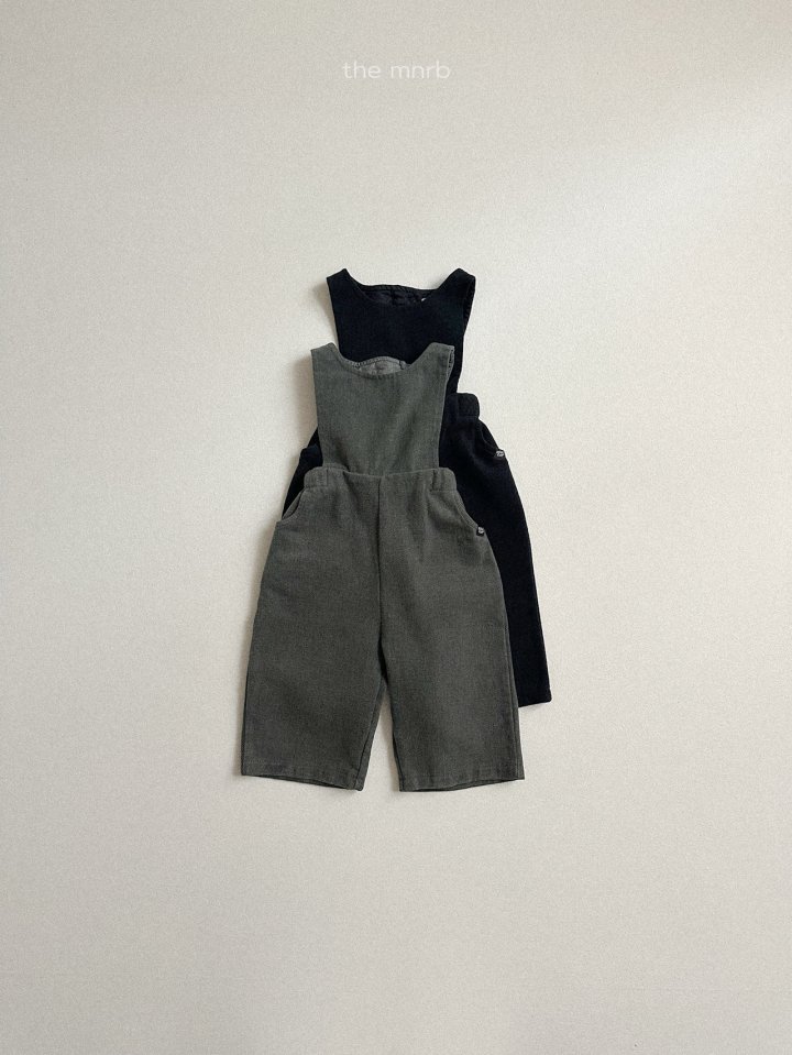 Mini Robe - Korean Baby Fashion - #babyboutique - Peach Washed Overalls - 3