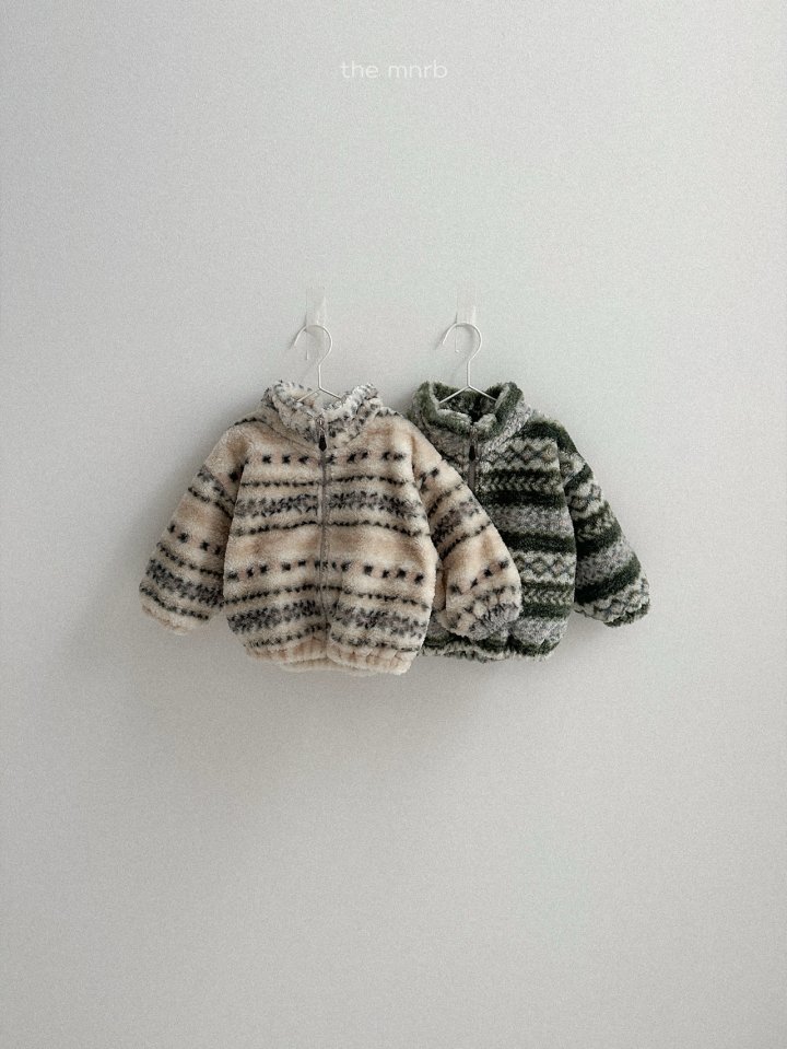 Mini Robe - Korean Baby Fashion - #babyboutique - Mond Zip-Up - 3