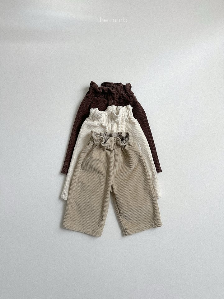Mini Robe - Korean Baby Fashion - #smilingbaby - Marroni Straight Pants - 4