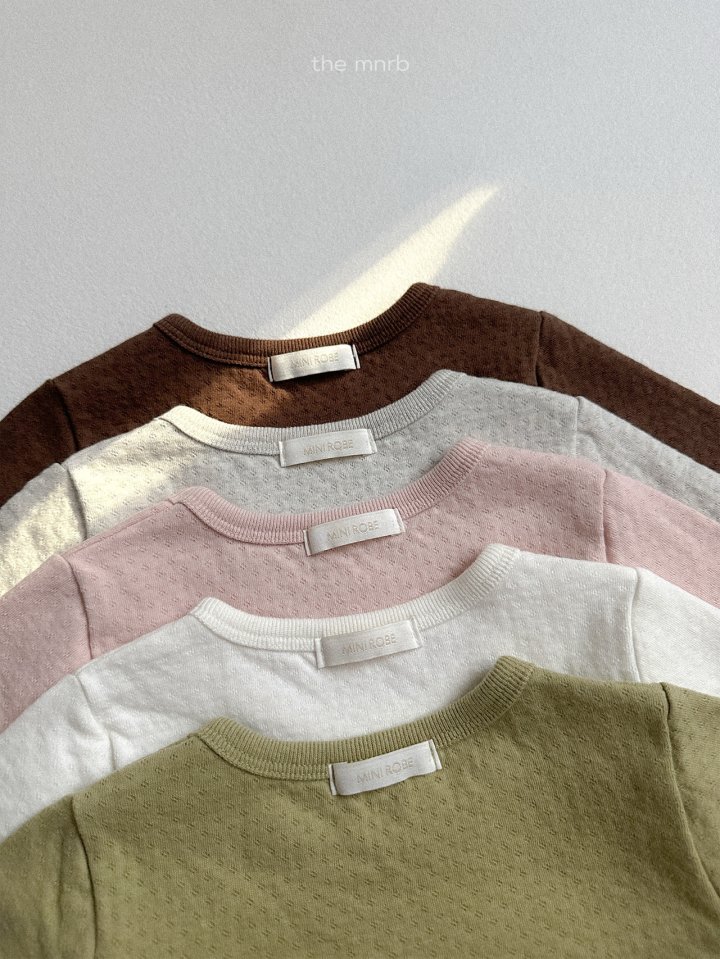 Mini Robe - Korean Baby Fashion - #babyboutique - Cottage Round Tee - 3