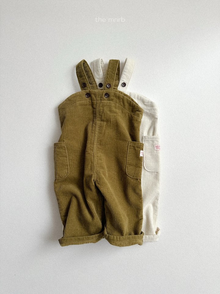 Mini Robe - Korean Baby Fashion - #babyboutiqueclothing - Olive Overalls - 3