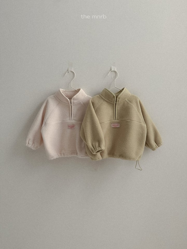 Mini Robe - Korean Baby Fashion - #babyboutiqueclothing - King Fleece Half-Zip Pullover