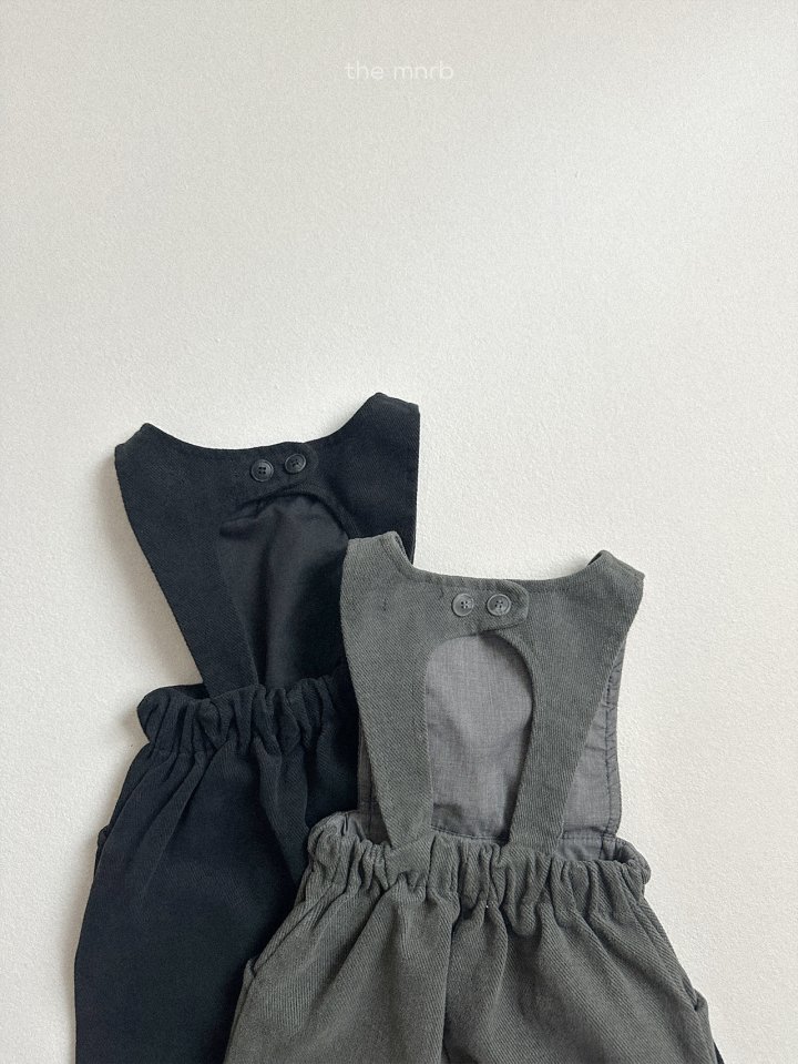 Mini Robe - Korean Baby Fashion - #babyboutiqueclothing - Peach Washed Overalls - 5