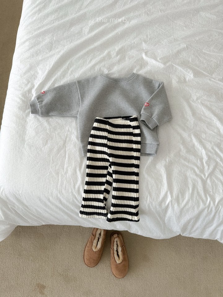 Mini Robe - Korean Baby Fashion - #babyclothing - Allo Ribbed Bootcut Pants - 10