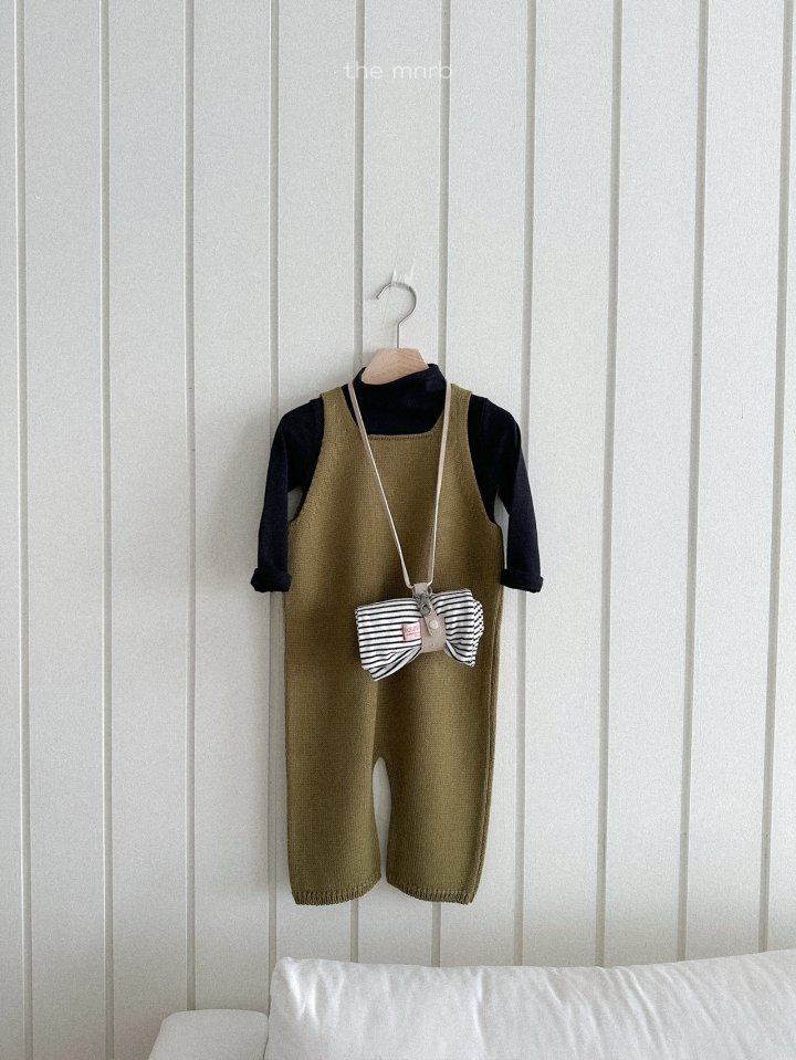 Mini Robe - Korean Baby Fashion - #babyclothing - Teddy Knit Overalls - 8