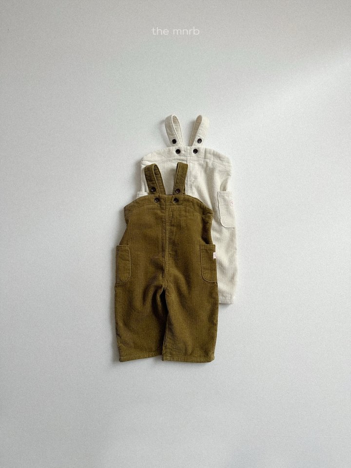 Mini Robe - Korean Baby Fashion - #babyboutiqueclothing - Olive Overalls - 4