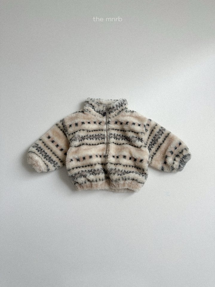 Mini Robe - Korean Baby Fashion - #babyclothing - Mond Zip-Up - 5