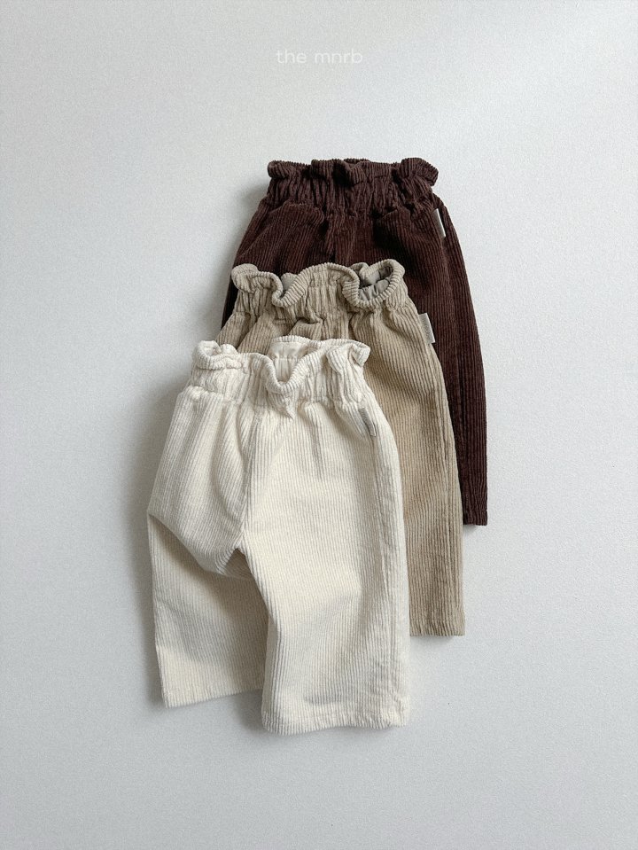 Mini Robe - Korean Baby Fashion - #babyclothing - Marroni Straight Pants - 6