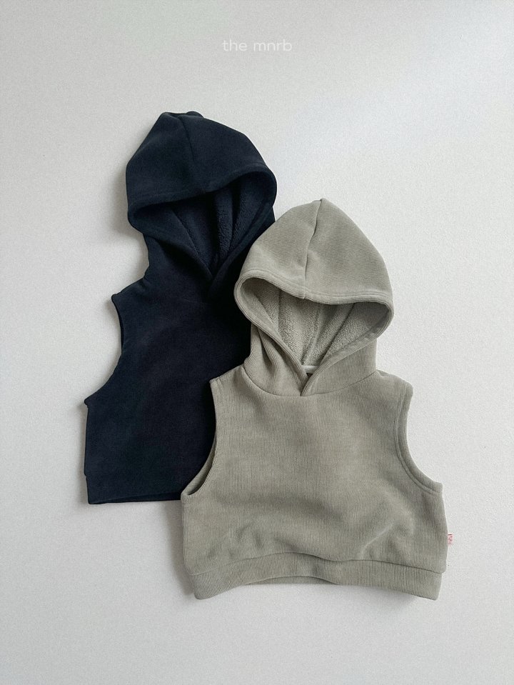 Mini Robe - Korean Baby Fashion - #babyfashion - Snow Hooded Vest - 8