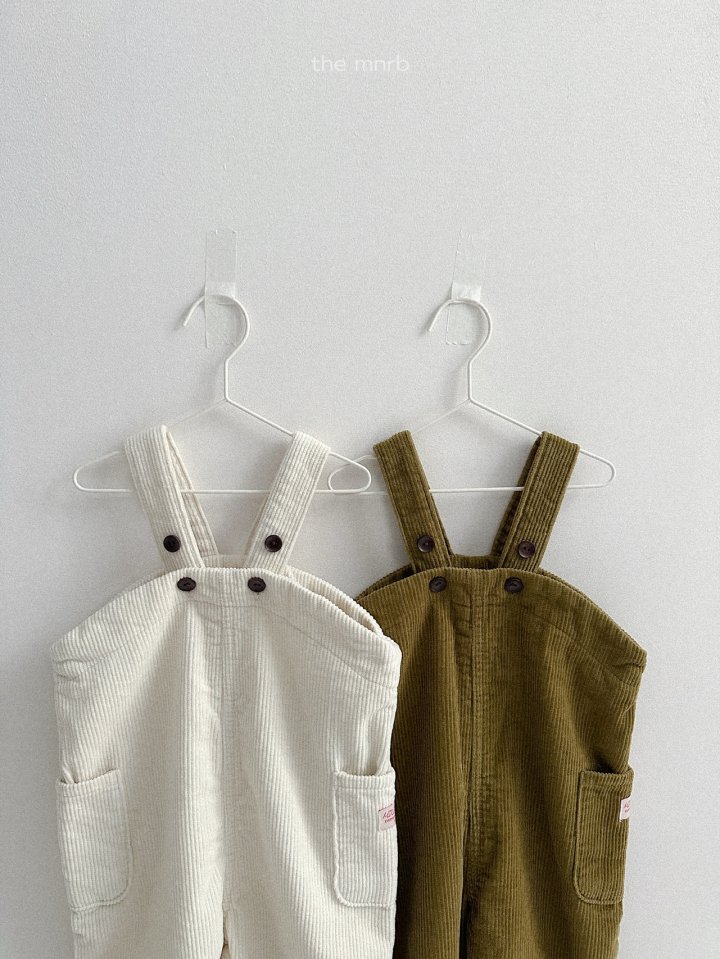 Mini Robe - Korean Baby Fashion - #babyfashion - Olive Overalls - 5