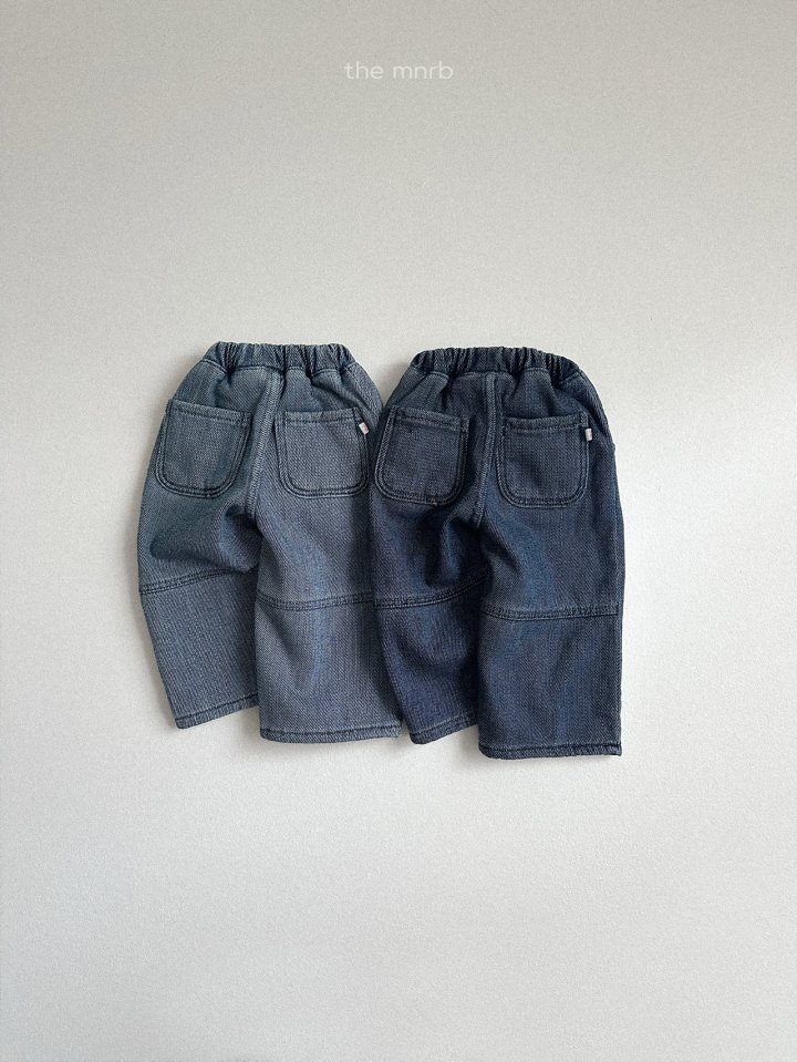 Mini Robe - Korean Baby Fashion - #babyfashion - Low Denim Pants - 3