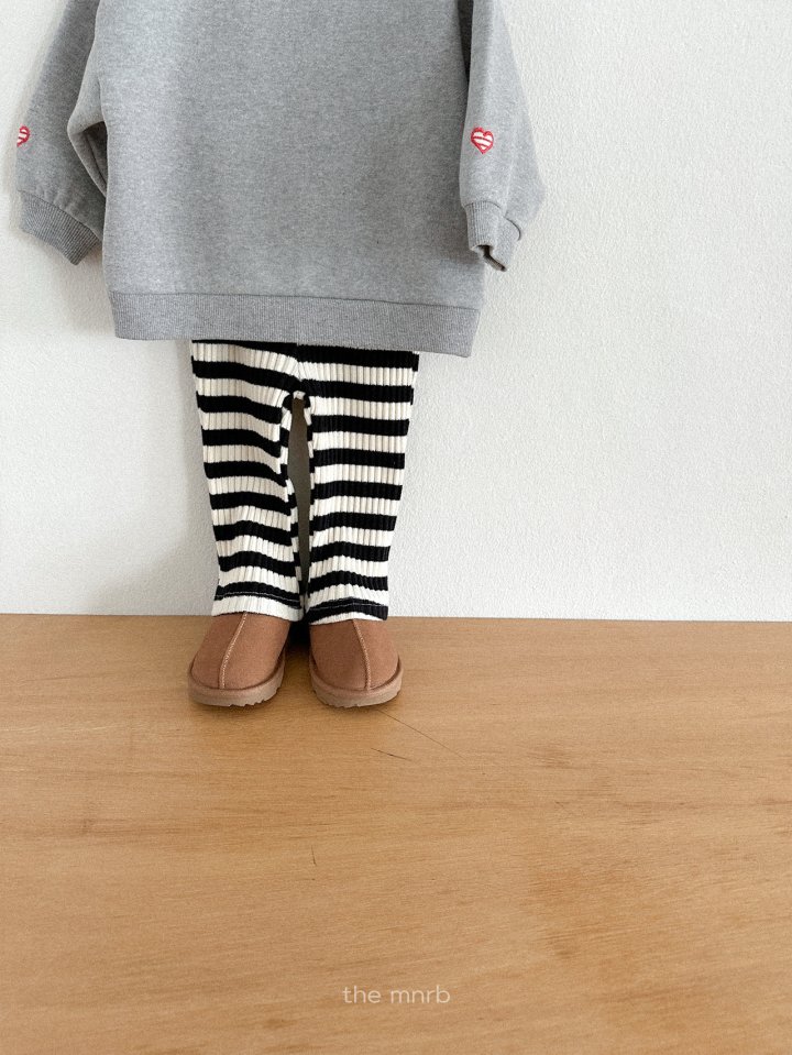 Mini Robe - Korean Baby Fashion - #babyfever - Allo Ribbed Bootcut Pants - 12