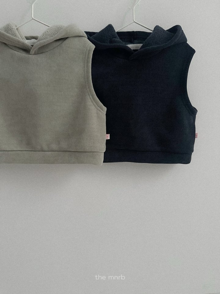 Mini Robe - Korean Baby Fashion - #babyfever - Snow Hooded Vest - 9